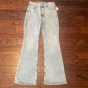 Old Navy Higher High-Waisted Side-Slit Flare Jeans NWT